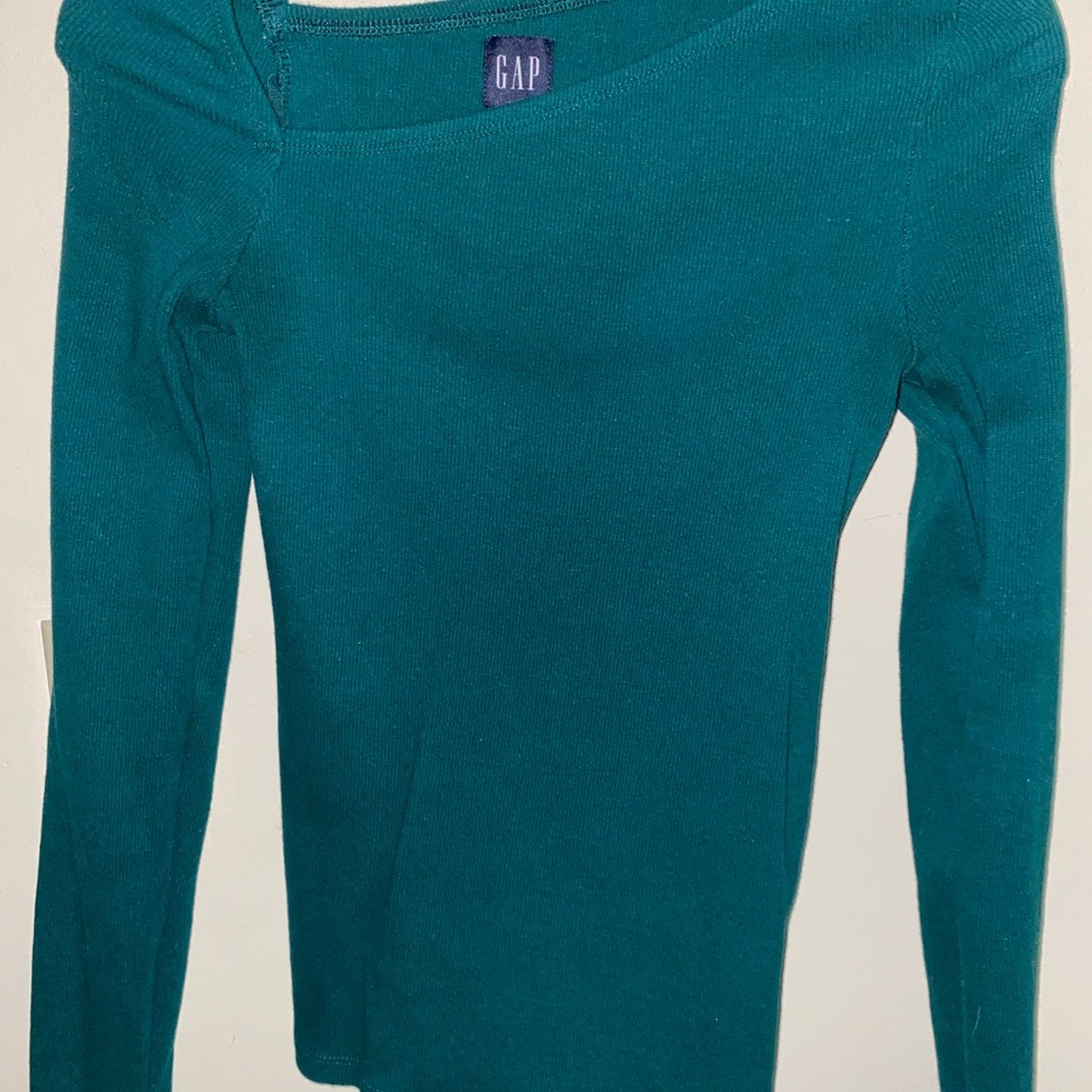 GAP Teal Long Sleeve Top